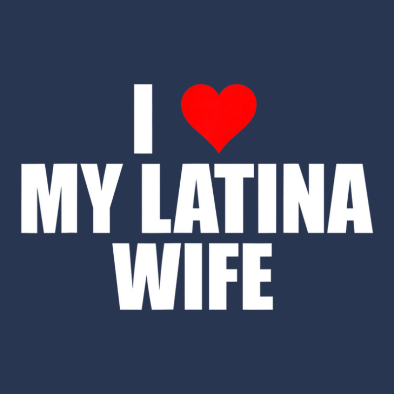 Mens I Love My Latina Wife Cute Husband Matching Partner Hispanic Ladies Denim Jacket by kyndtspenkoo | Artistshot