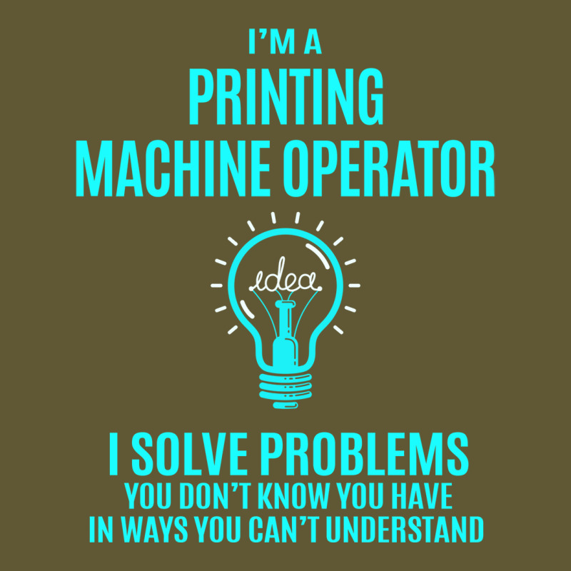 Printing Machine Operator I Solve Problems Vintage Short | Artistshot