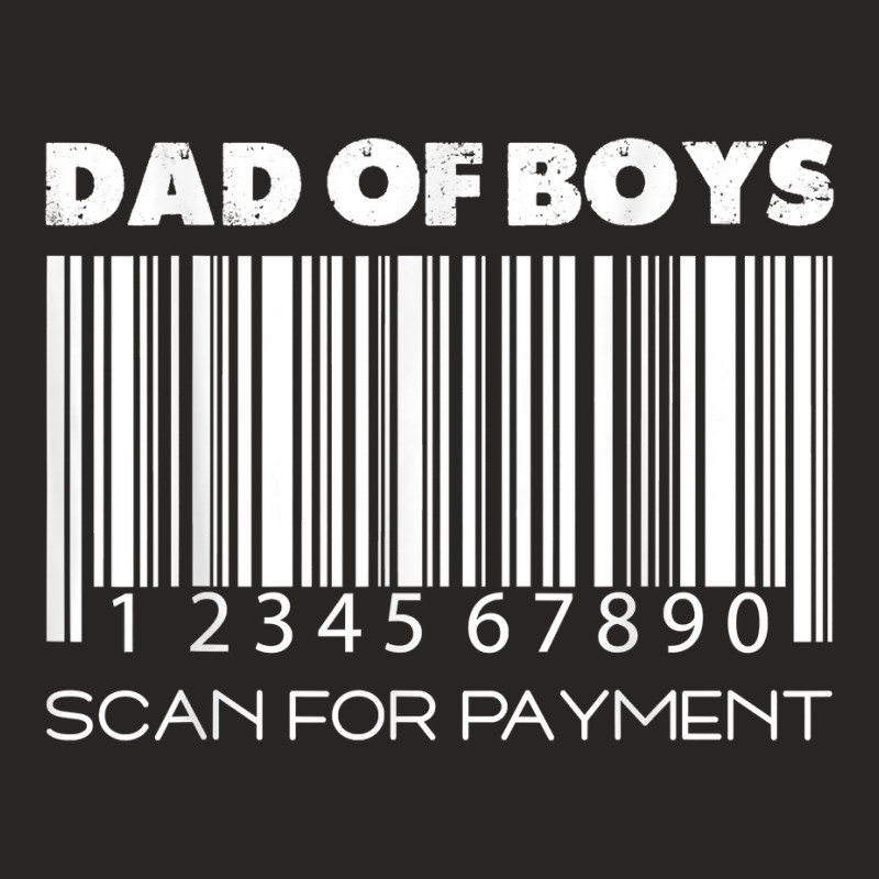 Fathers Day Funny Dad Of Boys Daddy Sweet Dad Boy T Shirt Ladies Fitted T-Shirt by atereabag | Artistshot