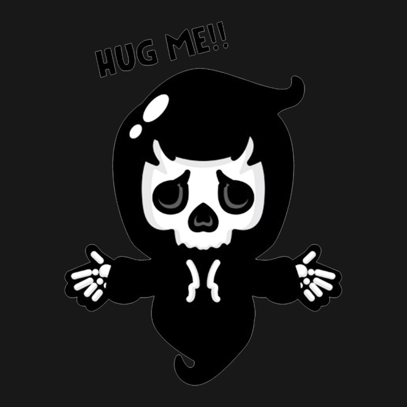 Cartoon Grim Reaper Want Hug Flannel Shirt by prattershop | Artistshot