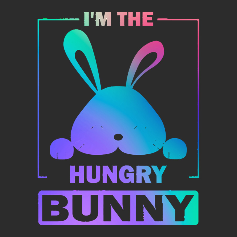 Im The Hungry Bunny T  Shirt Funny Colorful Bunny, I'm The Hungry Bunn Exclusive T-shirt | Artistshot