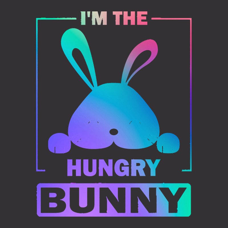 Im The Hungry Bunny T  Shirt Funny Colorful Bunny, I'm The Hungry Bunn Vintage Short | Artistshot