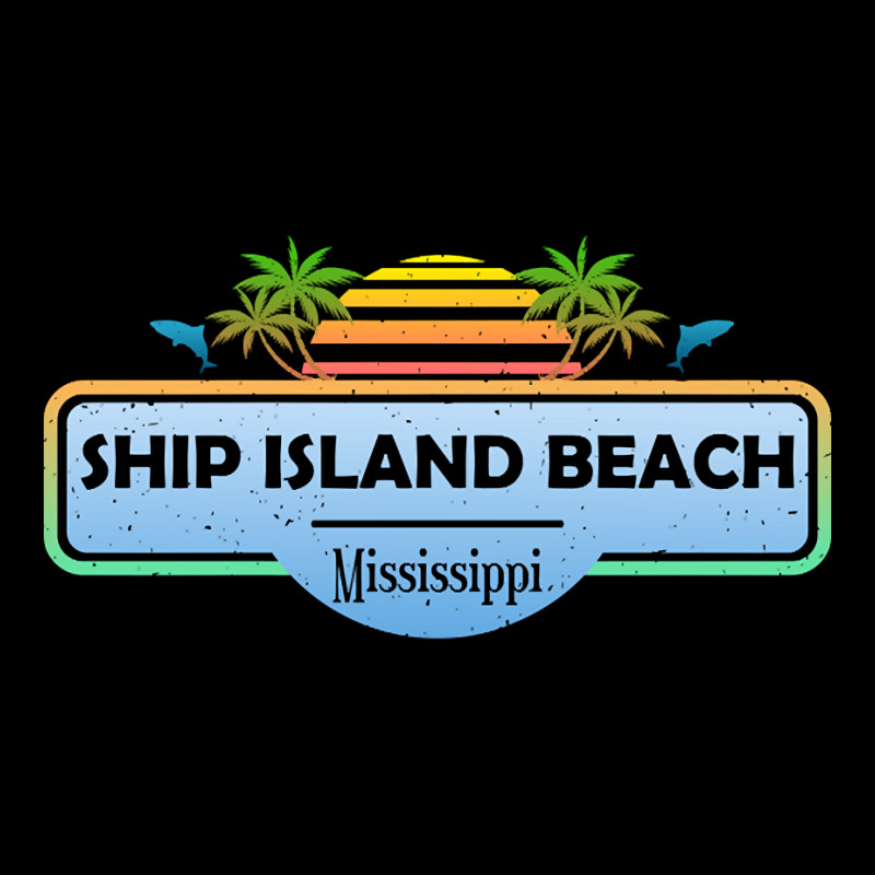 Artistshort Trending Ship Island Beach Mississippi, Palm Trees Sunset Zipper Hoodie by poppyallen | Artistshot