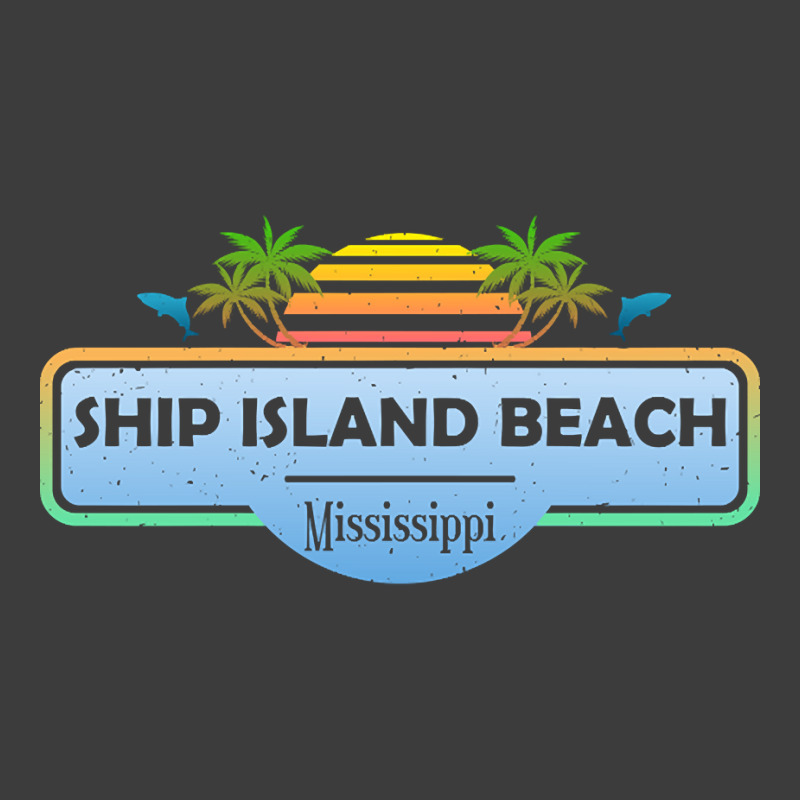 Artistshort Trending Ship Island Beach Mississippi, Palm Trees Sunset Men's Polo Shirt by poppyallen | Artistshot