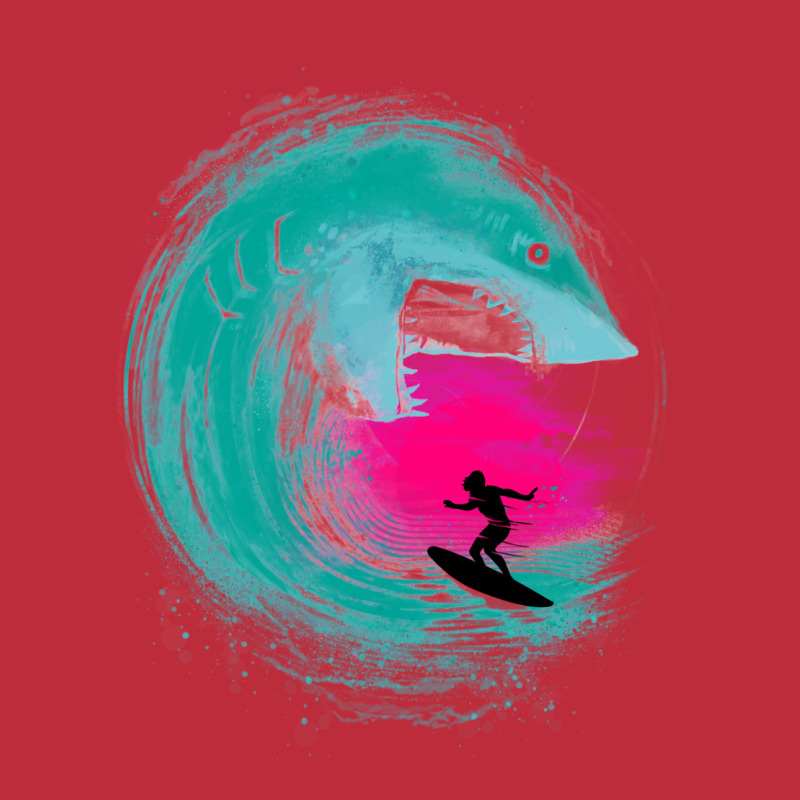 Shark Attack Pocket T-shirt | Artistshot