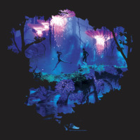 Avatar Pandora Jellyfish Forest Poster Long Sleeve T Shirt T-shirt | Artistshot