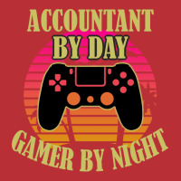 Accountant By Day Gamer By Night 70s T-shirt | Artistshot