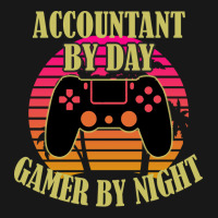 Accountant By Day Gamer By Night 70s Flannel Shirt | Artistshot