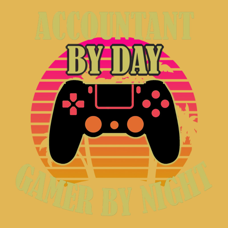 Accountant By Day Gamer By Night 70s Vintage Hoodie And Short Set | Artistshot