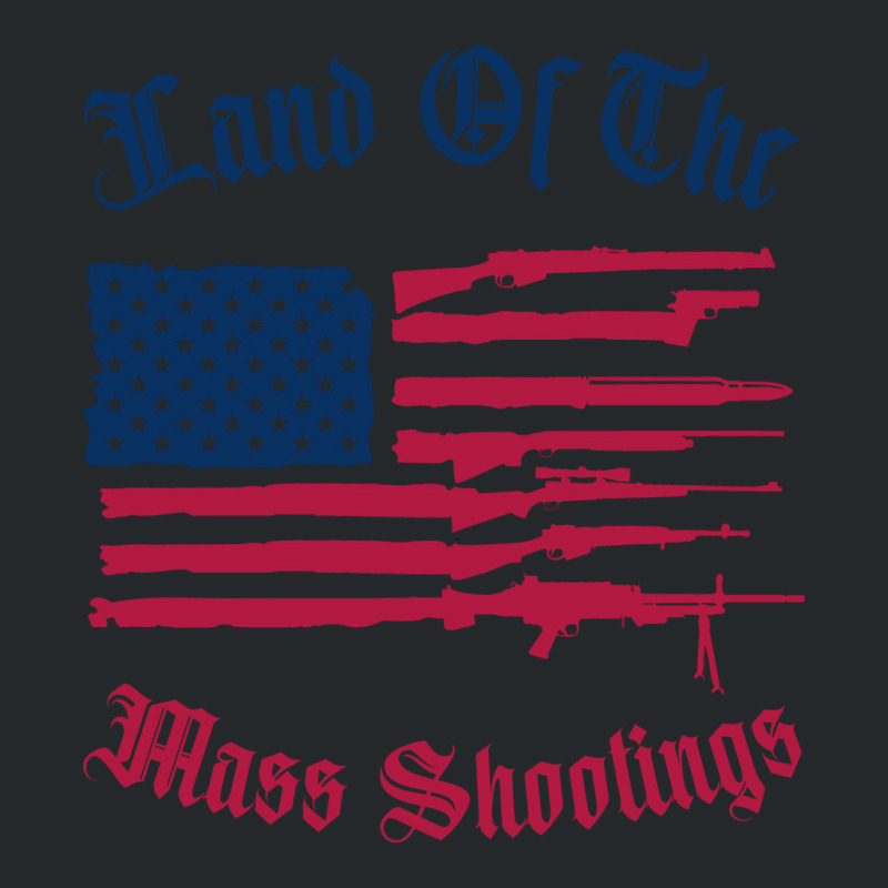 Land Of The Mass Shootings Hippie Crewneck Sweatshirt by laihanmoratx | Artistshot