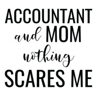 Accountant And Mom Nothing Scares Me Red Men's Long Sleeve Pajama Set | Artistshot