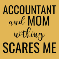 Accountant And Mom Nothing Scares Me Red Vintage Hoodie And Short Set | Artistshot