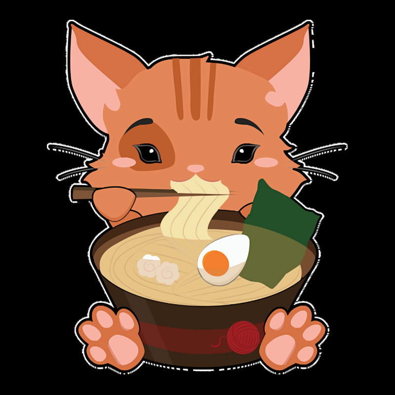 Japanese T  Shirt Anime Cute Cat Japanese Ramen Noodles Kawaii Gift De Pocket T-shirt | Artistshot