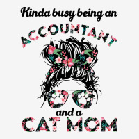 Accountant Cat Mom Funny Gift Perfect Present For Mother Dad Friend Hi Adjustable Cap | Artistshot