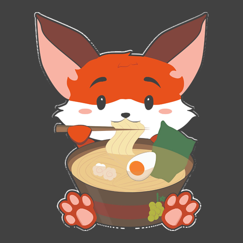 Japanese T  Shirt Anime Cute Fox Japanese Ramen Noodles Kawaii Gift Pr Vintage T-Shirt by blockmarta105 | Artistshot