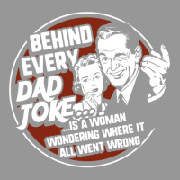 Behind Every Dad Joke... Funny Dad Puns Women's V-neck T-shirt | Artistshot