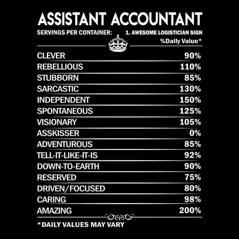 Assistant Accountant T  Assistant Accountant Factors Daily Gift Item T V-neck Tee | Artistshot