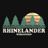 Trending Rhinelander Wi Vintage Throwback Retro 70s Baby Beanies | Artistshot