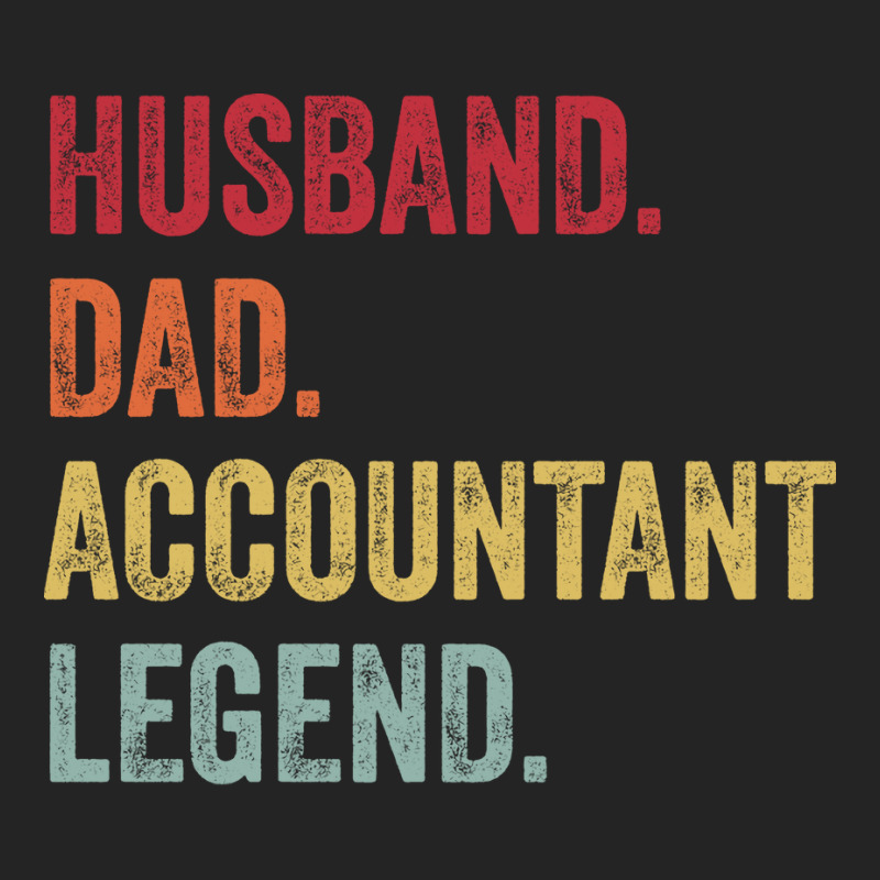 Funny Vintage Husband Dad Accountant Legend Stars 3/4 Sleeve Shirt | Artistshot