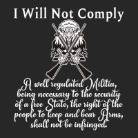 Second Amendment I Will Not Comply With Eagle 2a Blue Men's T-shirt Pajama Set | Artistshot