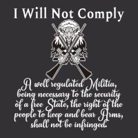 Second Amendment I Will Not Comply With Eagle 2a Blue Vintage Hoodie | Artistshot