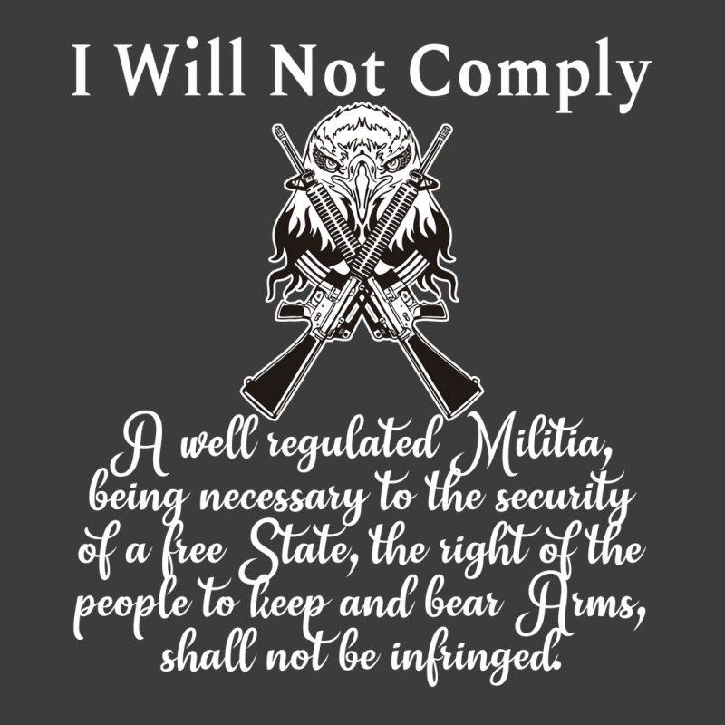 Second Amendment I Will Not Comply With Eagle 2a Blue Men's Polo Shirt by laihanmoratx | Artistshot