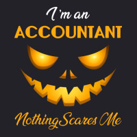 Im Accountant Nothing Scares Me Hallowen Summer Unisex Sherpa-lined Denim Jacket | Artistshot