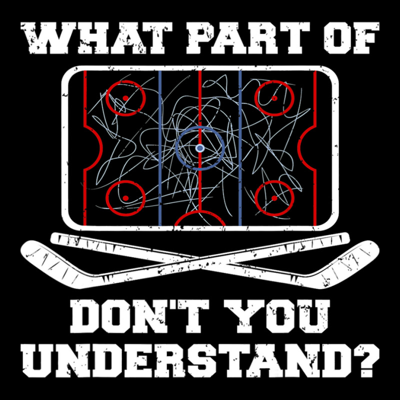 Hockey Coach Hockey Player What Part Of Dont You Understand Cropped Hoodie by AURRADILLARD | Artistshot