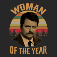 Woman Of The Year Vintage Retro Ron Swanson Parks And Recreation Women's Pajamas Set | Artistshot