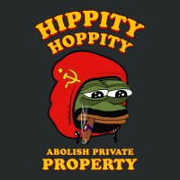 Frog Hippity Hoppity Abolish Private Property Women's Triblend Scoop T-shirt | Artistshot