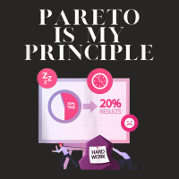 Pareto Is My Principle Tank Top Ladies Fitted T-shirt | Artistshot