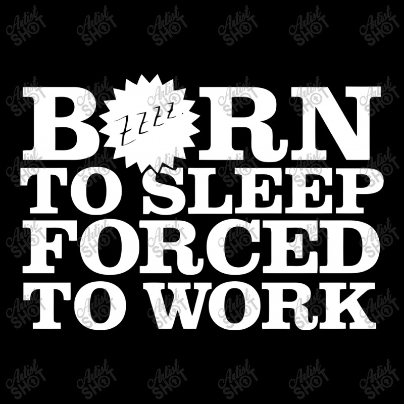 Born To Sleep Forced To Work Cropped Sweater by Ramateeshirt | Artistshot