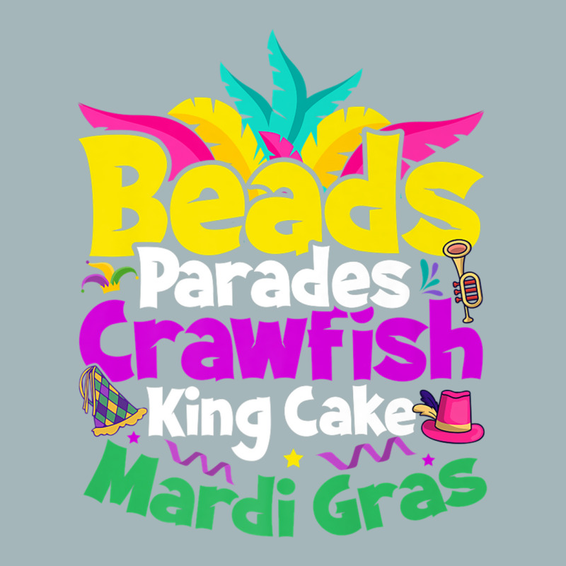 Beads Parades Crawfish King Cake Mardi Gras Premium T Shirt Unisex Sherpa-lined Denim Jacket | Artistshot