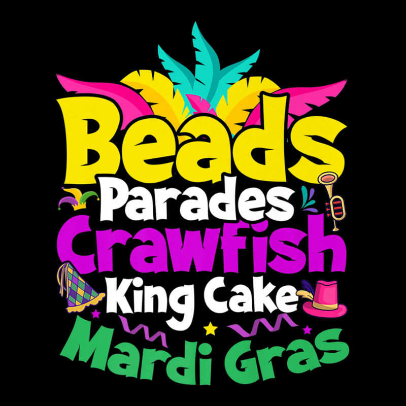 Beads Parades Crawfish King Cake Mardi Gras Premium T Shirt Zipper Hoodie | Artistshot