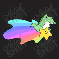 Rainbow Shooting Star Alligator T-shirt | Artistshot