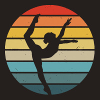 Majorette T  Shirt Baton Twirling Silhouette On A Distressed Retro Sun Tank Top | Artistshot