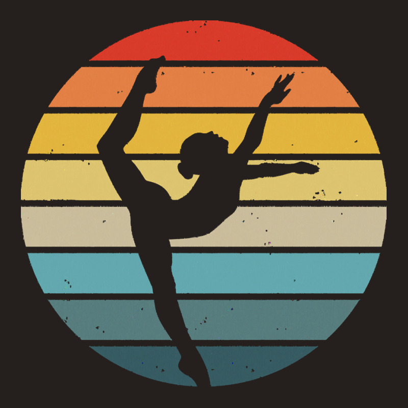 Majorette T  Shirt Baton Twirling Silhouette On A Distressed Retro Sun Tank Top | Artistshot