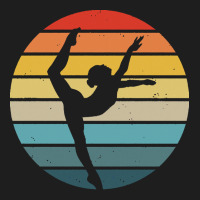 Majorette T  Shirt Baton Twirling Silhouette On A Distressed Retro Sun Classic T-shirt | Artistshot