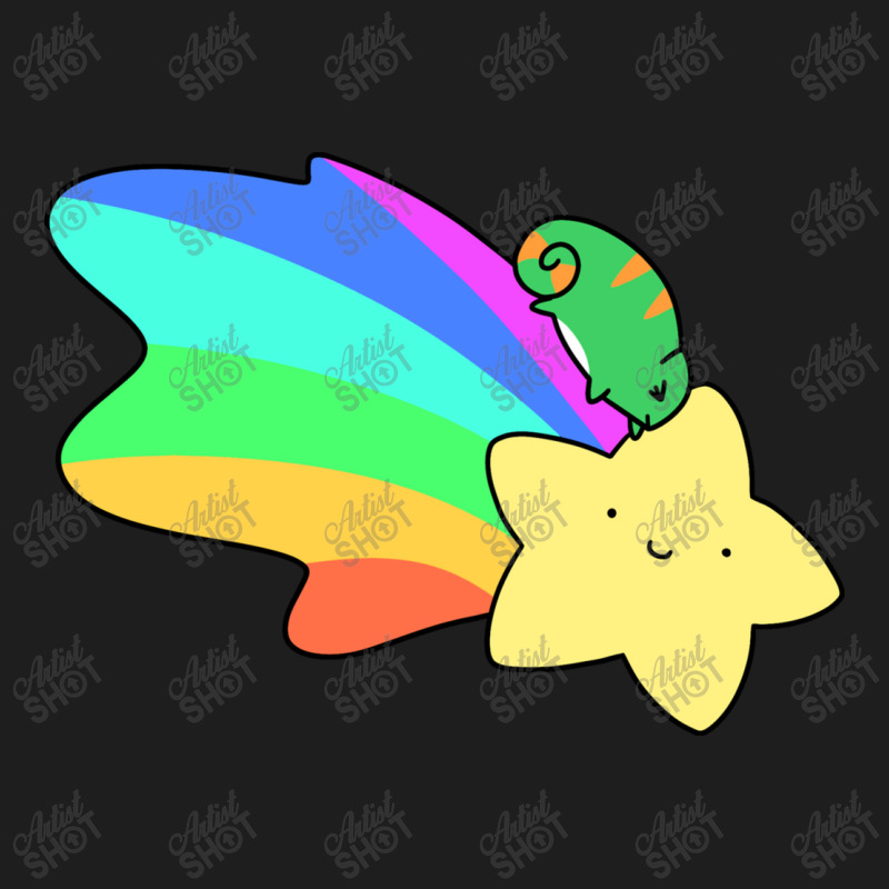 Rainbow Shooting Star Chameleon Classic T-shirt | Artistshot