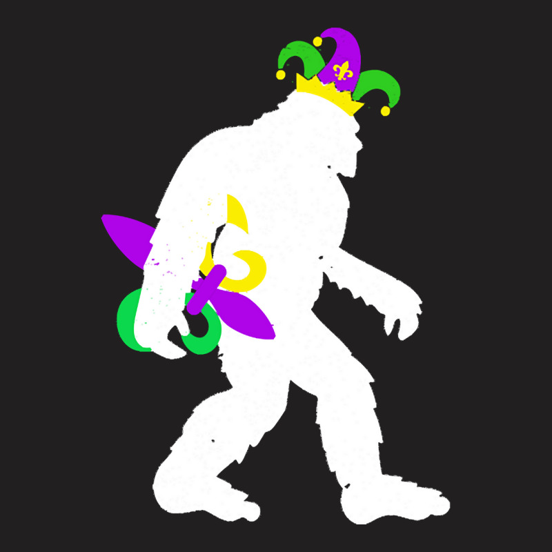 Mardi Gras Bigfoot T  Shirt Mardi Gras Carnival Bigfoot New Orleans Ca T-shirt | Artistshot