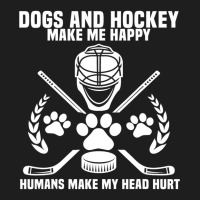 Hockey Makes Me Ice Hockey Happy Player Gift Penalty Box Classic T-shirt | Artistshot