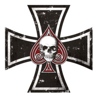 Iron Cross With Ace Of Spades 3/4 Sleeve Shirt | Artistshot