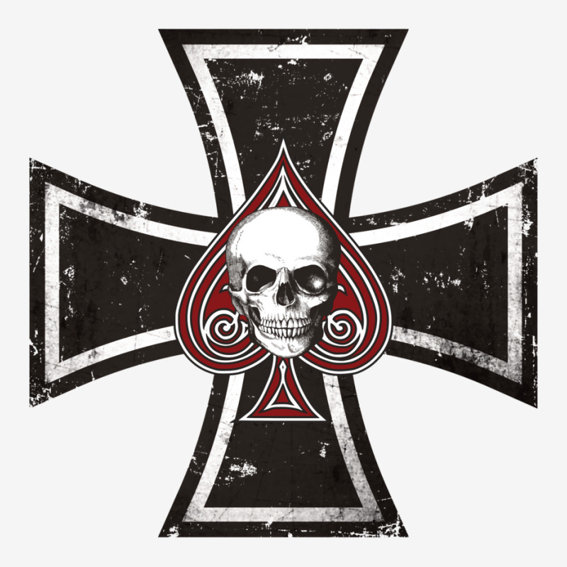 Iron Cross With Ace Of Spades Classic T-shirt by smorvyayidinl | Artistshot