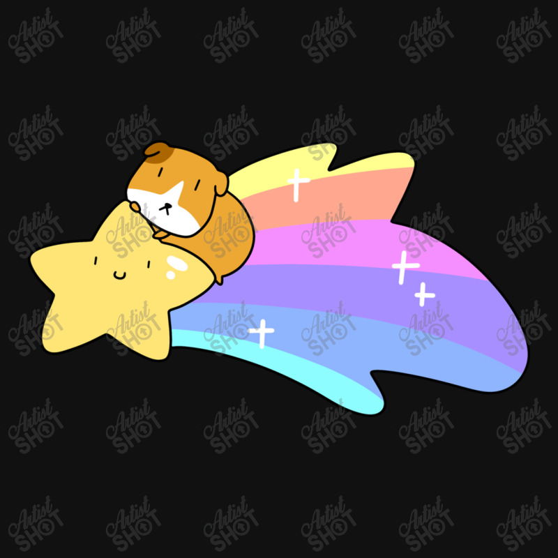 Rainbow Shooting Star Guineapig Throw Pillow | Artistshot