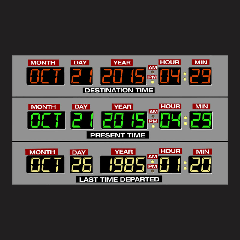 Limited Edition Back To The Future 2 Time Circuits 2015 T-Shirt by Ricarda Petrie | Artistshot