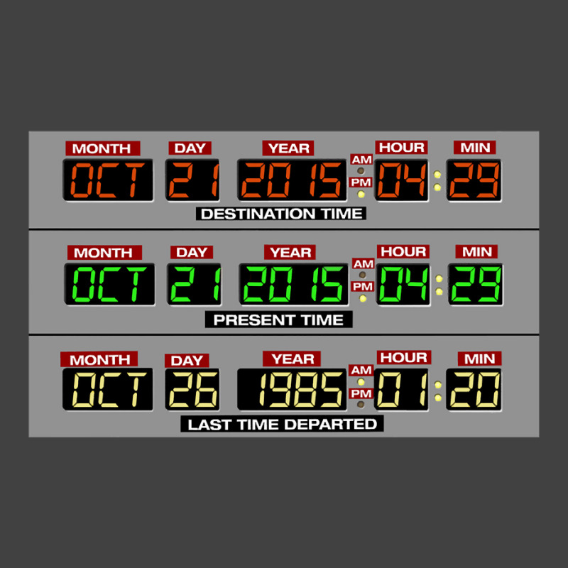 Limited Edition Back To The Future 2 Time Circuits 2015 Vintage T-Shirt by Ricarda Petrie | Artistshot