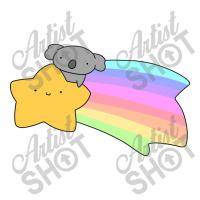 Rainbow Shooting Star Koala Sticker | Artistshot