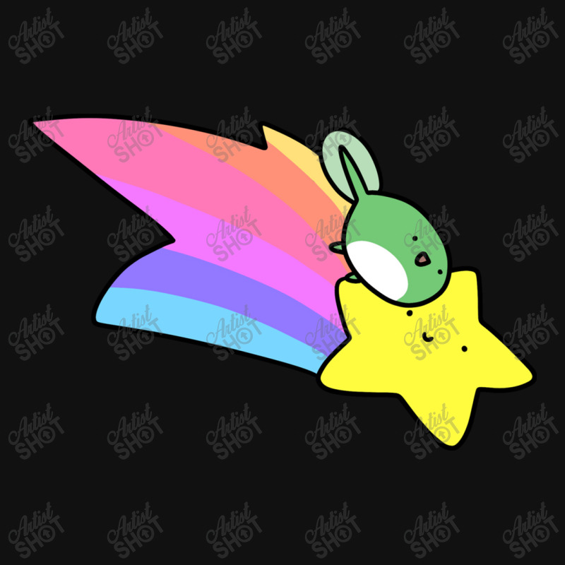 Rainbow Shooting Star Tadpole Pin-back Button | Artistshot