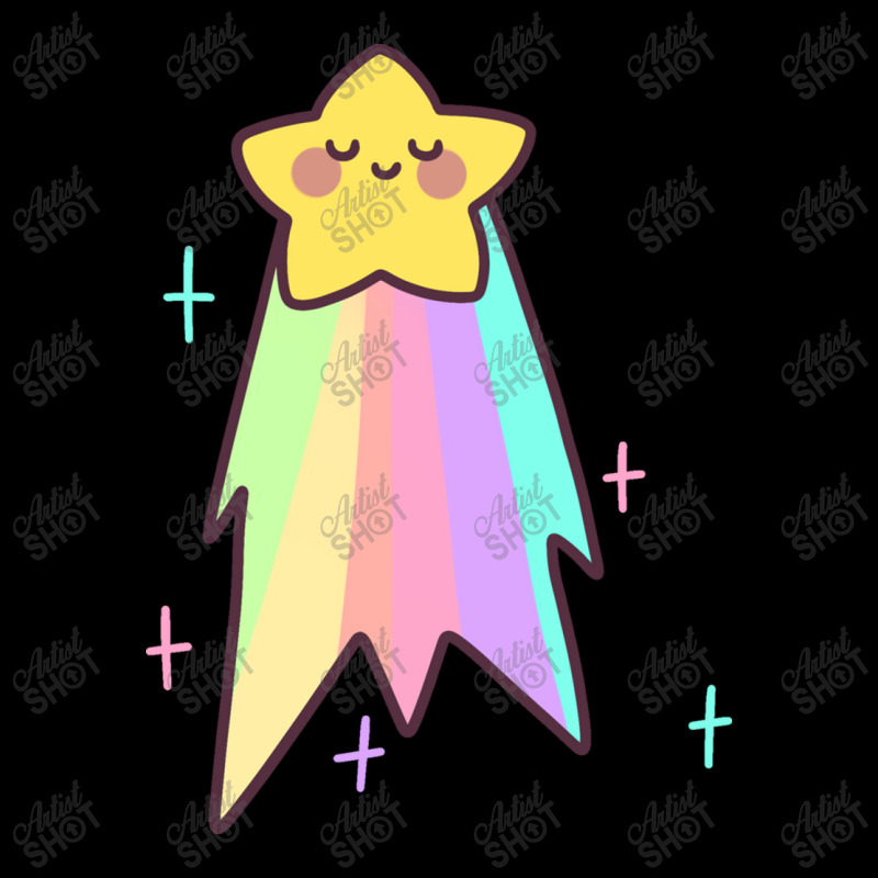 Rainbow Shooting Star Zipper Hoodie | Artistshot