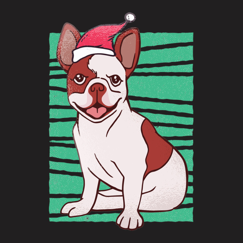 Christmas Bulldog T-shirt | Artistshot